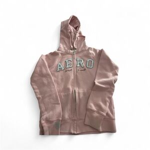 Pink Aero Zip-Up Hoodie